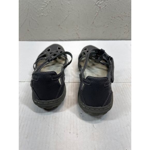 JBU by Jambu Womens Sport Sydney Sandals Memory Foam Faux Leather Gray 10 M - Picture 3 of 4